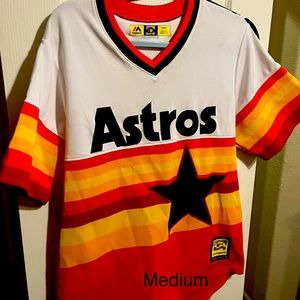 Make me an offer! Houston Astros '80s throwback MLB Authentic Jersey Size M!